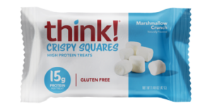Think! Crispy Protein Squares Marshmallow Crunch 1.48oz 10ct